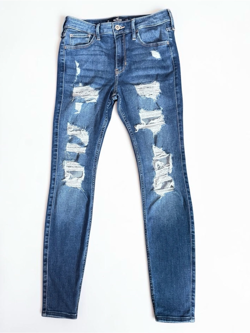 Hollister High Rise Jeans 5 Short W27 L26